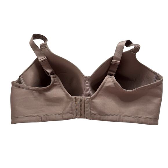 VANITY FAIR Beauty Back Full Figure Wireless Smoothing Bra Dark Beige 42D #71380 - Picture 2 of 5